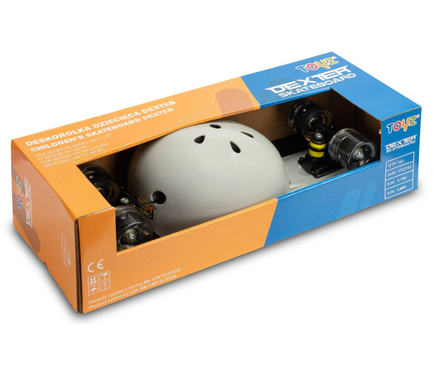 Toyz Deskorolka Dexter Grey + Kask i Ochraniacze - 1035406 - zdjęcie 9